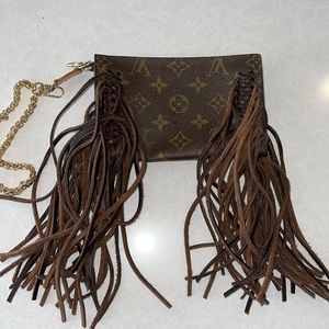 Louis Vuitton vintage boho wristlet